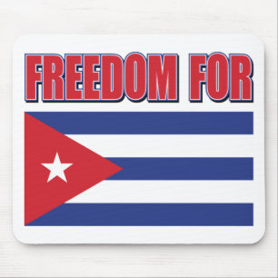 Tapis De Souris Liberté pour Cuba Drapeau cubain