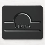 Tapis De Souris Libra, Conception abstraite du signe zodiaque (Devant)