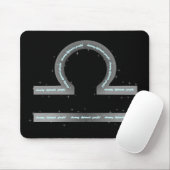 Tapis De Souris Libra Mousepad (Avec souris)