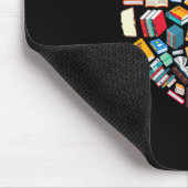 Tapis De Souris Libraire de Bookworm Book Lover (Coin)