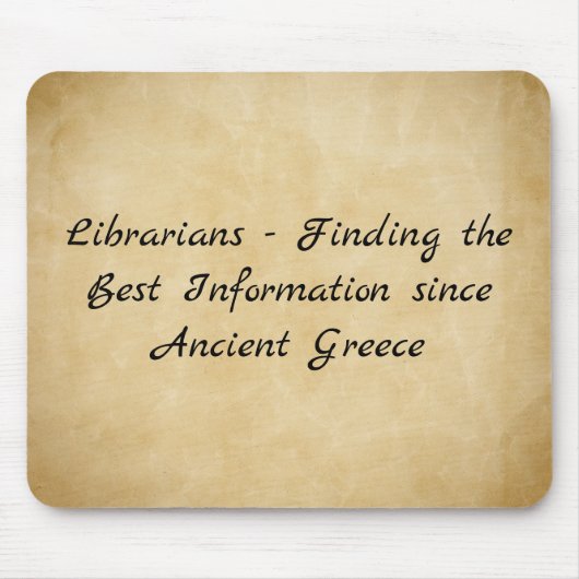 Tapis De Souris Librarians - Finding the Best Information (Devant)