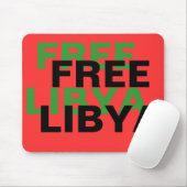 TAPIS DE SOURIS LIBYE LIBRE (Avec souris)