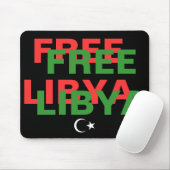 TAPIS DE SOURIS LIBYE LIBRE (Avec souris)