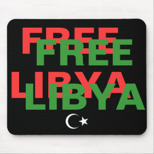 TAPIS DE SOURIS LIBYE LIBRE