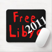Tapis De Souris libye libre 2011 (Avec souris)