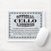Tapis De Souris Licence Cello (Avec souris)