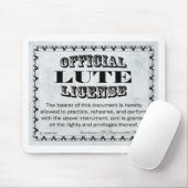 Tapis De Souris Licence de lecture (Avec souris)