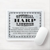 Tapis De Souris Licence Harpe (Avec souris)