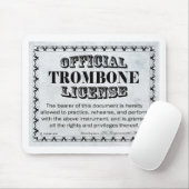 Tapis De Souris Licence Trombone (Avec souris)