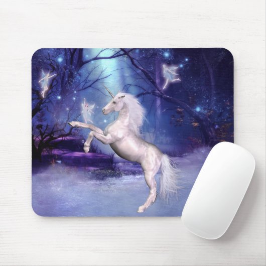 Tapis De Souris Licorne de Mousepad (Avec souris)