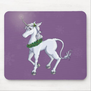 Tapis De Souris Licorne de Noël