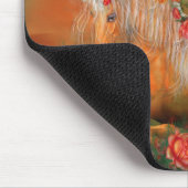 Tapis De Souris Licorne des roses Mousepad (Coin)