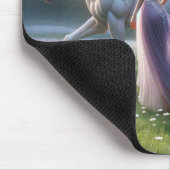 Tapis de souris Licorne Fantaisie (Coin)