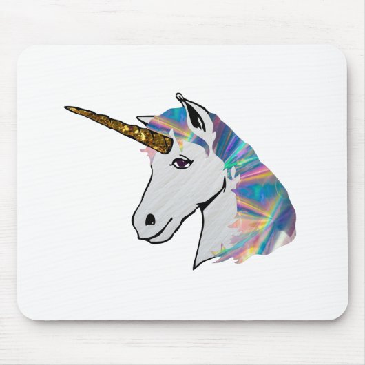 Tapis De Souris licorne holographique (Devant)