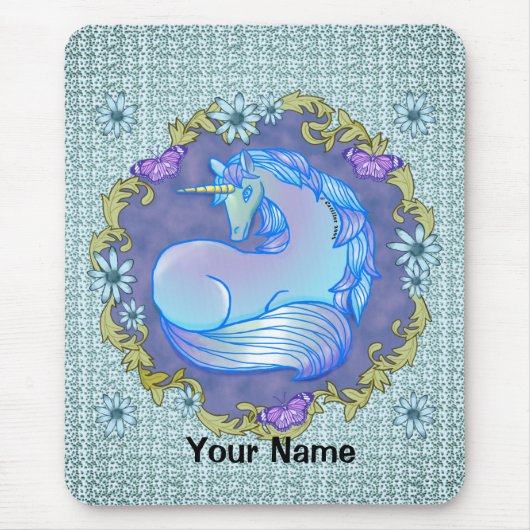 Tapis de souris Licorne jolie (Devant)