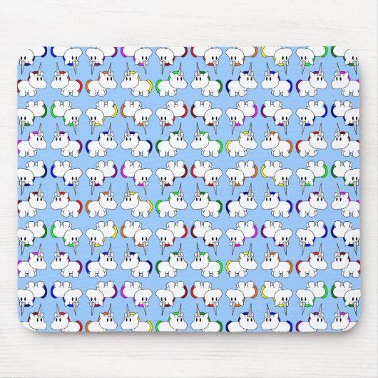 Tapis De Souris Licorne Mousepad (Devant)