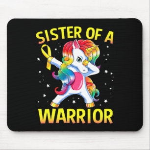 Tapis De Souris Licorne qui fait dabber pour la sensibilisation au