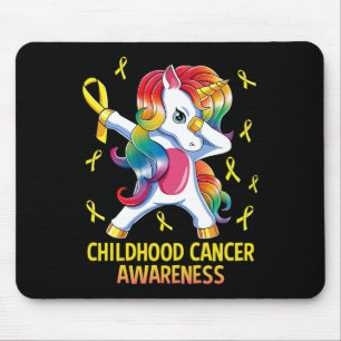 Tapis De Souris Licorne qui fait le dab pour la sensibilisation au