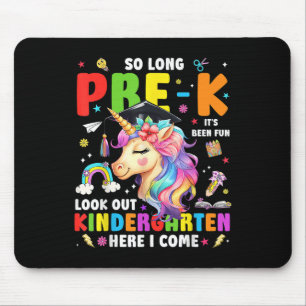 Tapis De Souris Licorne si longtemps pré-maternelle diplômé matern