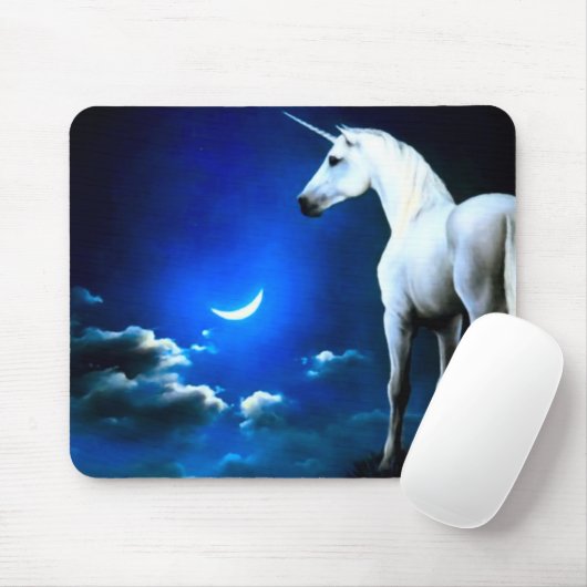 Tapis De Souris Licorne solitaire (Avec souris)