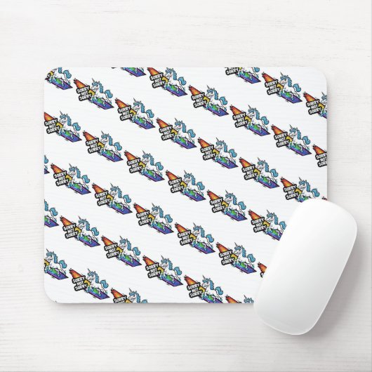 Tapis de souris Licorne Sorry not Sorry (Avec souris)