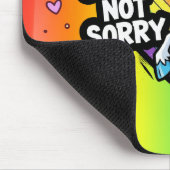 Tapis de souris Licorne Sorry not Sorry (Coin)