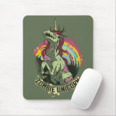 Tapis De Souris licorne zombie (Avec souris)