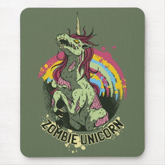 Tapis De Souris licorne zombie (Devant)