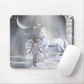 Tapis De Souris Licornes Mousepad de Fae d'anges (Avec souris)