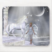 Tapis De Souris Licornes Mousepad de Fae d'anges (Devant)