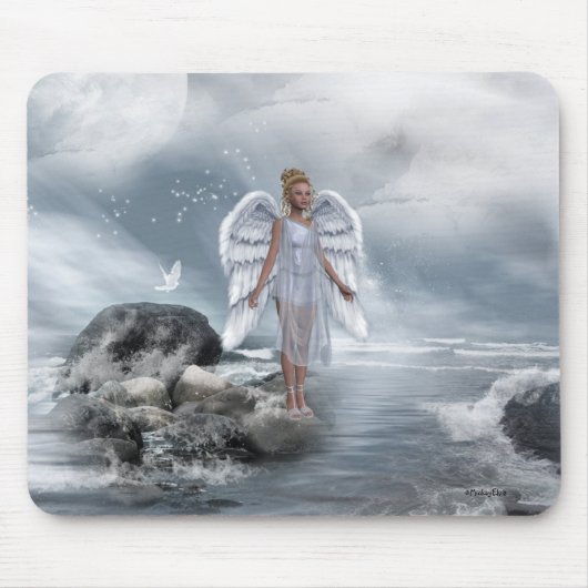 Tapis De Souris Licornes Mousepad de Fae d'anges (Devant)
