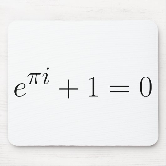 Tapis De Souris L'identité d'Euler (Devant)