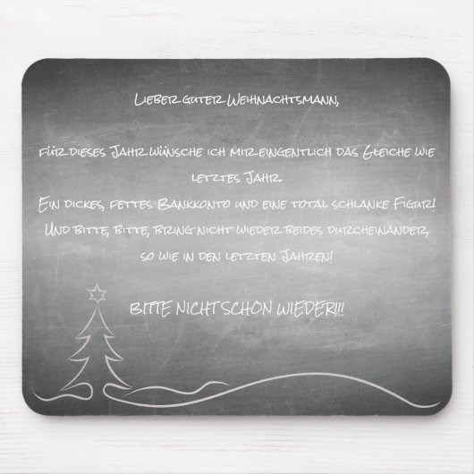 Tapis De Souris Lieber guter Weihnachtsmann (Devant)