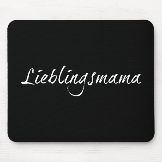 Tapis De Souris Lieblingsmama - weiß 00001 (Devant)