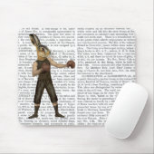 Tapis De Souris Lièvre de boxe (Avec souris)