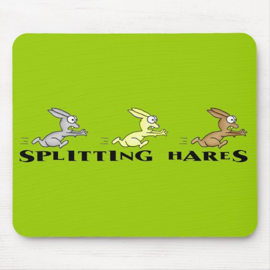 Tapis De Souris Lièvres de division Mousepad (Devant)