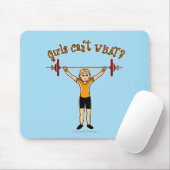 Tapis De Souris Lifter de poids (Blonde) (Avec souris)