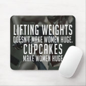 Tapis De Souris Lifting vs Cupcakes Rendre Les Femmes Énorme - Gym (Avec souris)