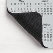 Tapis De Souris Light and Dark Grey 2026 Calendar (Coin)
