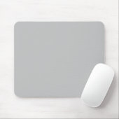 Tapis De Souris Light grey solid plain simple (Avec souris)