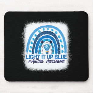 Tapis De Souris Light It Up Blue Rainbow