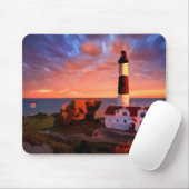 Tapis De Souris lighthouse sunrise mousepad (Avec souris)