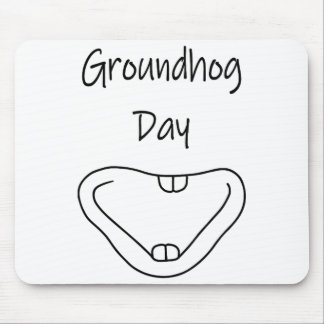 Tapis De Souris Ligne artistique sourire bouche de marmotte pour l