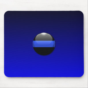 Tapis De Souris Ligne bleue mince