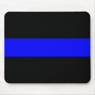 Tapis De Souris Ligne Bleue Mince Mousepad