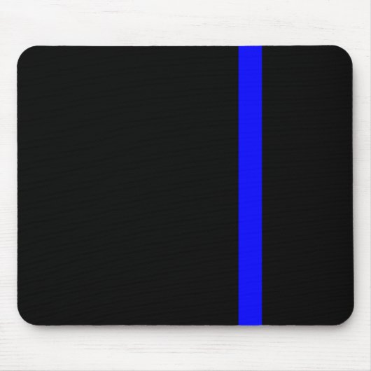 Tapis De Souris Ligne Bleue Mince Symbolique verticale (Devant)