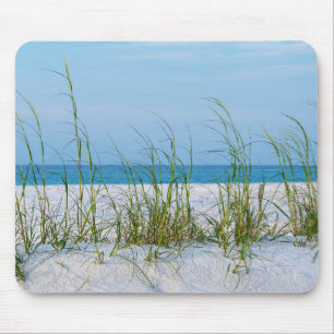 Tapis De Souris Ligne D'Aiguilles De Mer En Sable Blanc