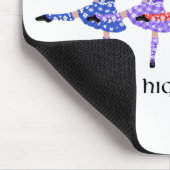 Tapis De Souris Ligne de danse highland écossaise (Coin)