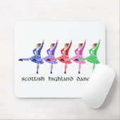 Tapis De Souris Ligne de danse highland écossaise (Avec souris)