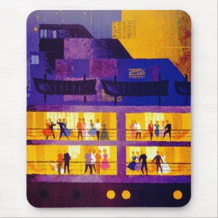 Tapis De Souris Ligne de l'Orient partie de ~ sur la plate-forme